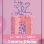 20 Fun & Creative Gender Reveal Party Ideas: Decor, Games & More! 17