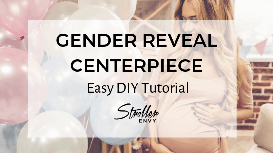 DIY Gender Reveal Centerpiece