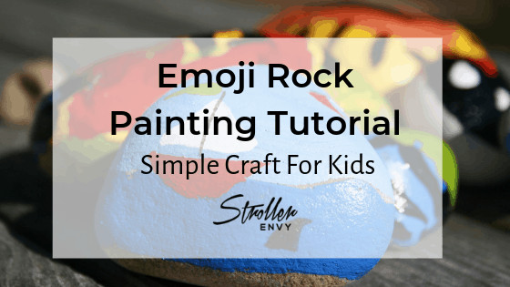 Emoji Rock Painting Tutorial + 4 More Fun & Simple Rock Painting Crafts