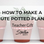 How To Make A Cute Potted Plant Teacher Gift