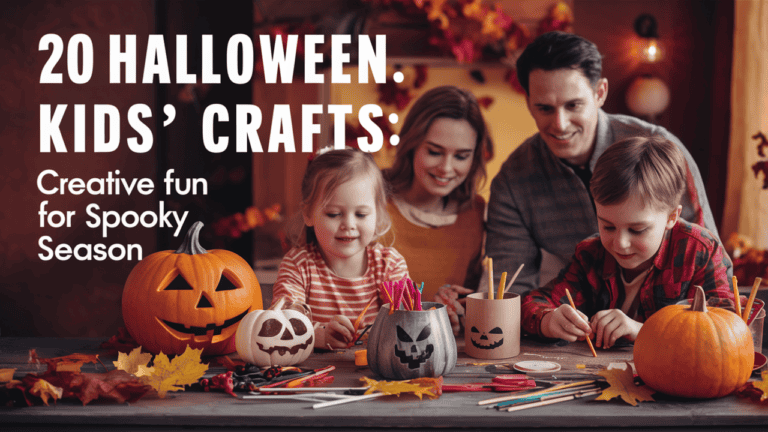 20 Halloween Kids’ Crafts: Creative Fun for Spooky Season