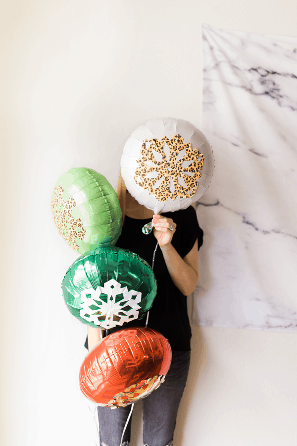Image for DIY Snowflake Balloons for the Holidays