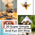 20 Super Simple And Fun DIY Pine Cone Crafts For Kids 39