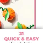 21 Quick & Easy Pumpkin Crafts For Kids To Make 18
