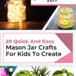 25 Quick And Easy Mason Jar Crafts For Kids To Create 41