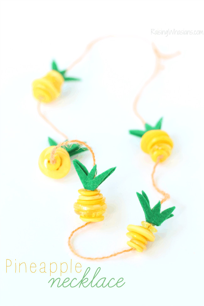 Image for Pineapple Necklace Kids Craft