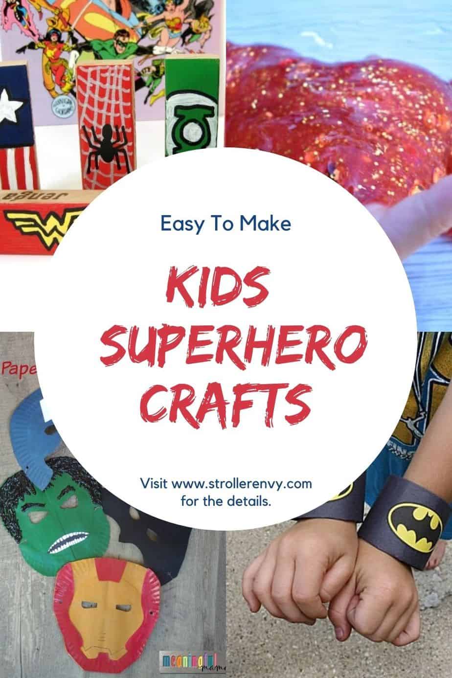 kids superhero crafts