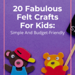 20 Fabulous Felt Crafts For Kids: Simple and Budget-Friendly 11