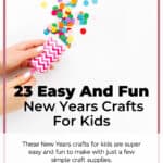 23 Easy And Fun New Years Crafts For Kids 13