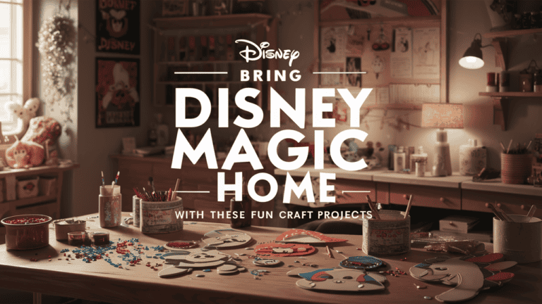 Bring Disney Magic Home with These Fun Craft Projects