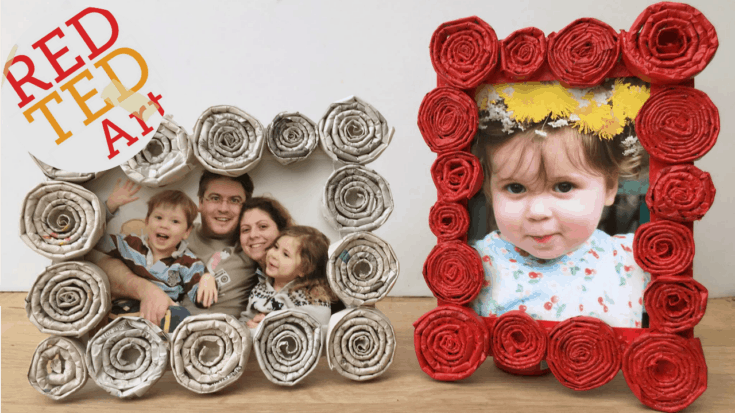 25 Quick And Easy DIY Picture Frame Crafts For Kids 2
