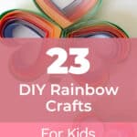 23 DIY Rainbow Crafts for Kids 3