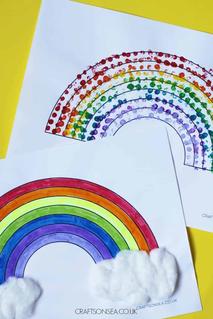 23 DIY Rainbow Crafts for Kids 30