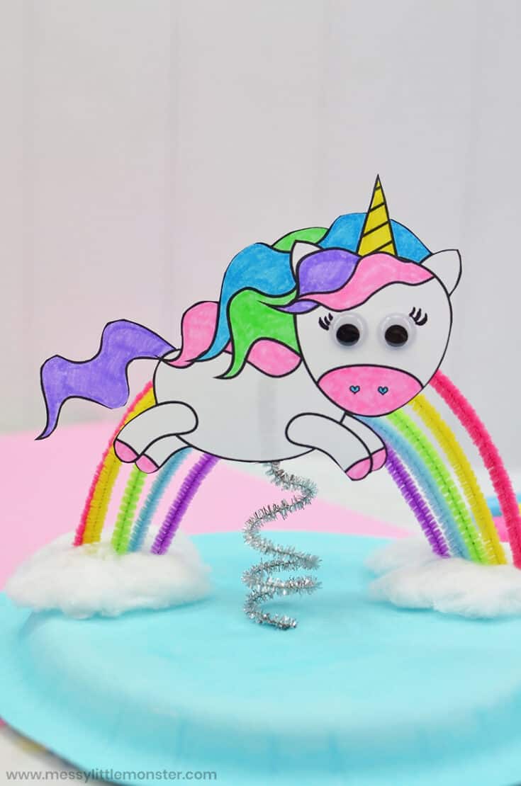27 DIY Unicorn Crafts For Kids 18