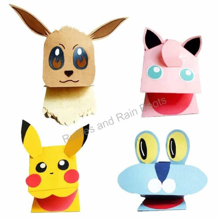 Paper-Puppets-DIY-Pokemon-W