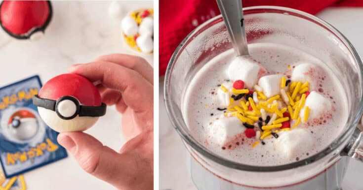 Image for Pokemon Poke Ball Hot Chocolate Bombs Will Have You Feeling Like A Pokemon Master