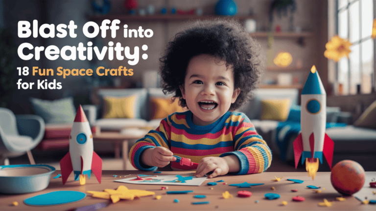 Blast Off Into Creativity: 18 Fun Space Crafts for Kids