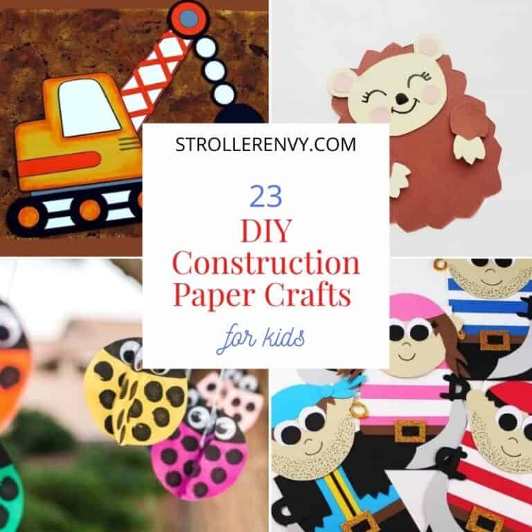 23 Quick And Easy DIY Construction Paper Crafts For Kids