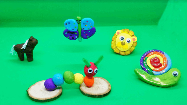clay animal crafts