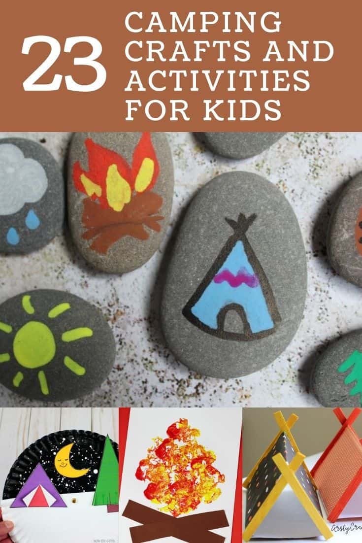 Preschool Camping Art Handprint Campfire Art Craft Fo - vrogue.co