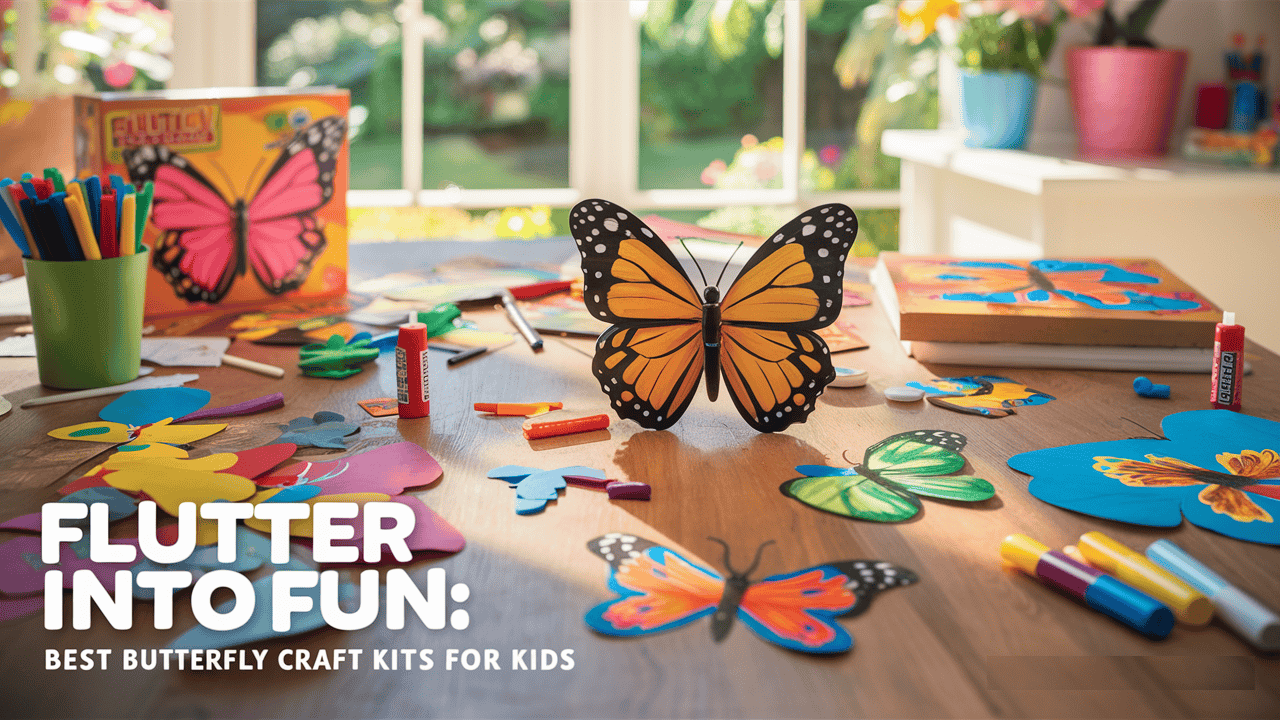 Flutter into Fun: Best Butterfly Craft Kits for Kids 1