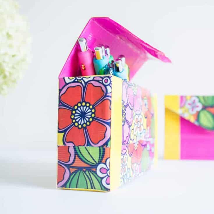 Image for How to make an Upcycled Pencil Case using Duck Tape: A New Back To School Tradition