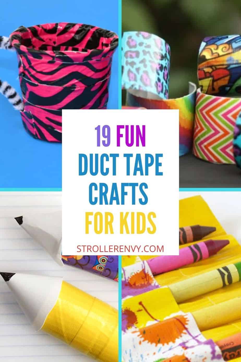 19 DIY Duct Tape Crafts For Kids Unique And Easy!