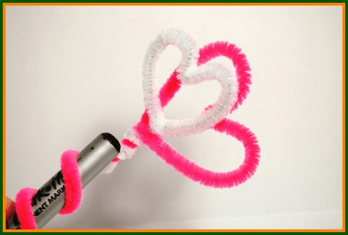 Image for Heart Pencil Topper Craft for Kids