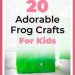 20 Adorable Frog Crafts For Kids 1