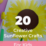 20 Creative Sunflower Crafts for Kids 10