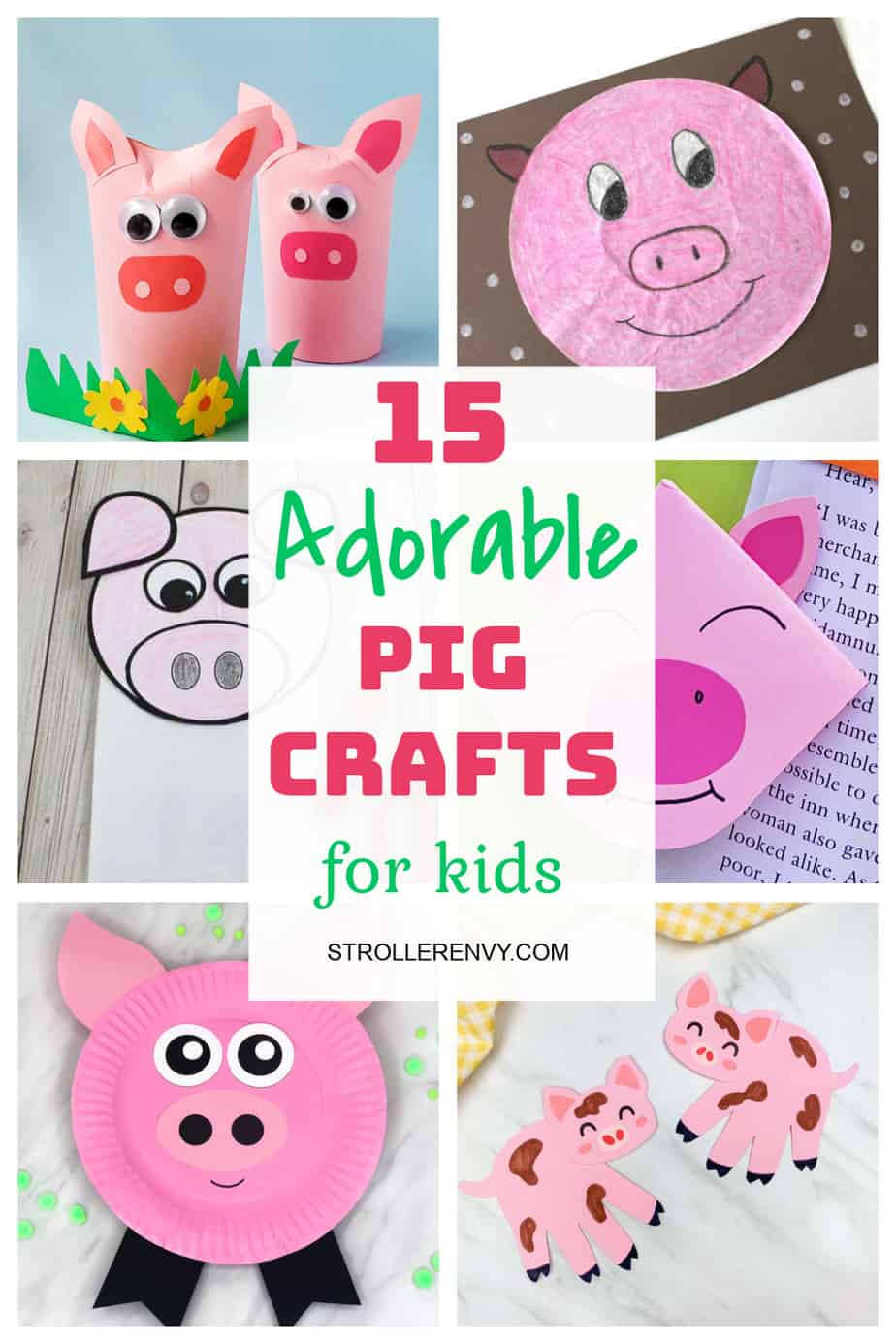 15 Adorable Pig Crafts for Kids for a Squealing Fun Time