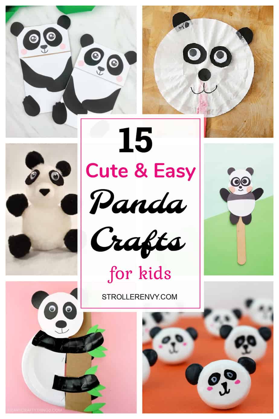 15 Cute & Easy Panda Crafts for Kids they are Sure to Love