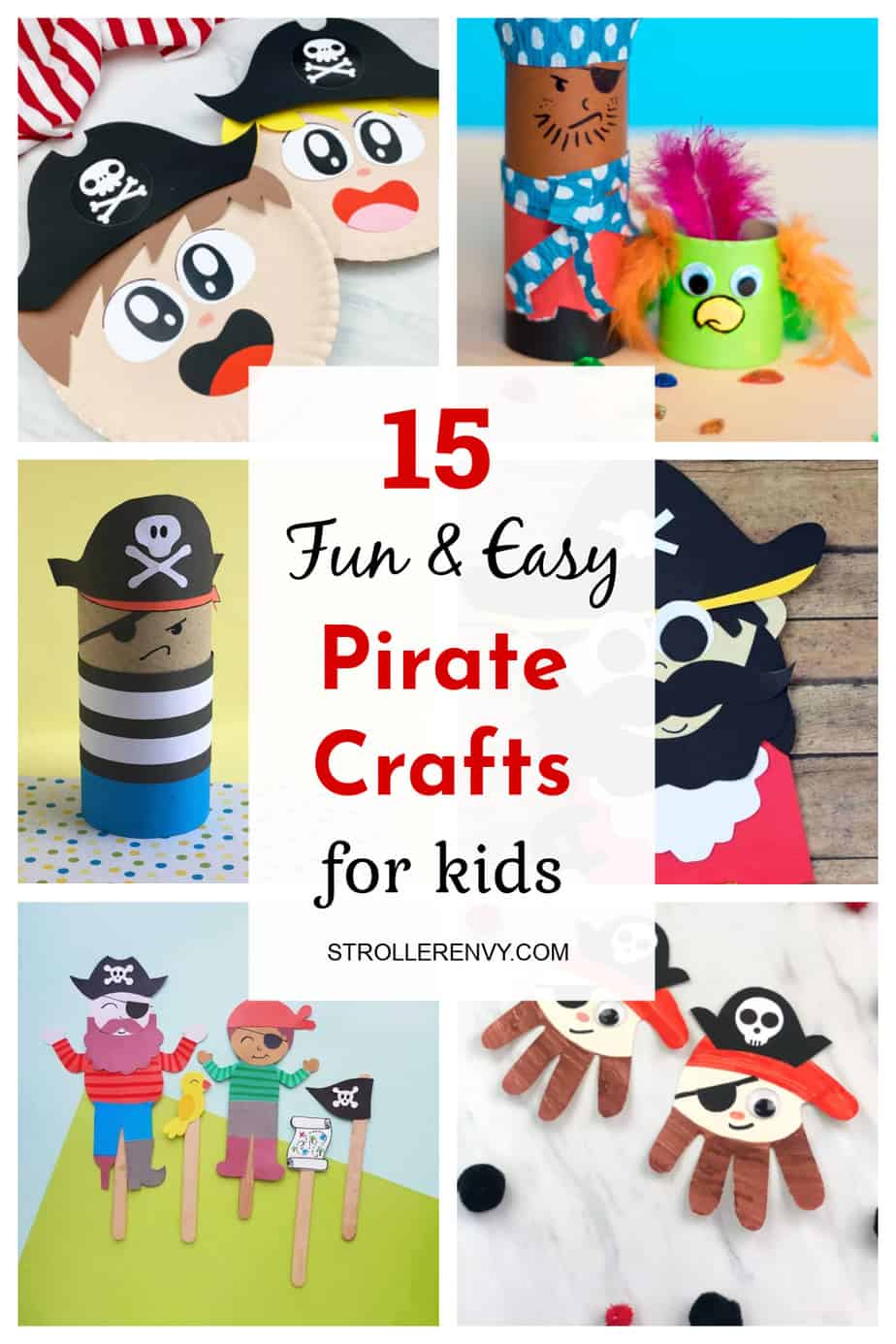 15 Fun & Easy Pirate Crafts for Kids