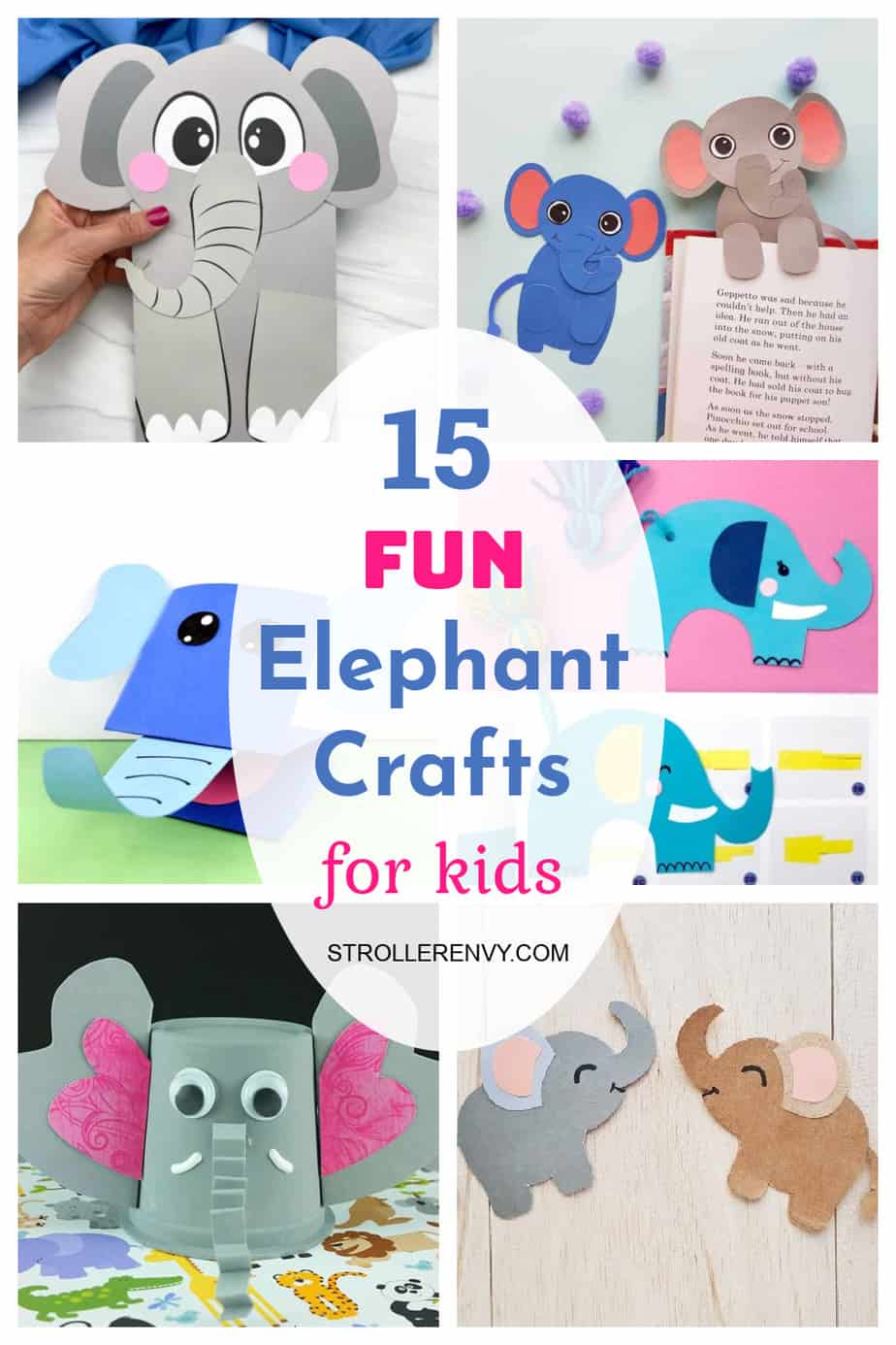 15 Fun Elephant Crafts for Kids