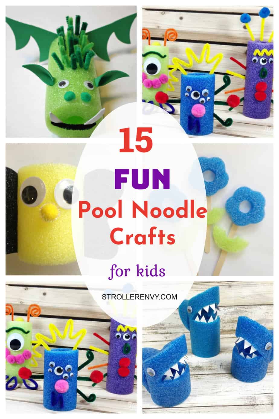 15 Fun Pool Noodle Crafts Your Kids Will be Delighted to Try