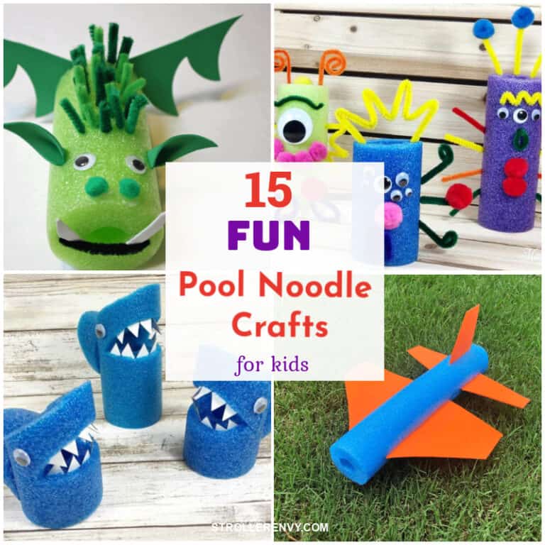 15 Fun Pool Noodle Crafts for Kids