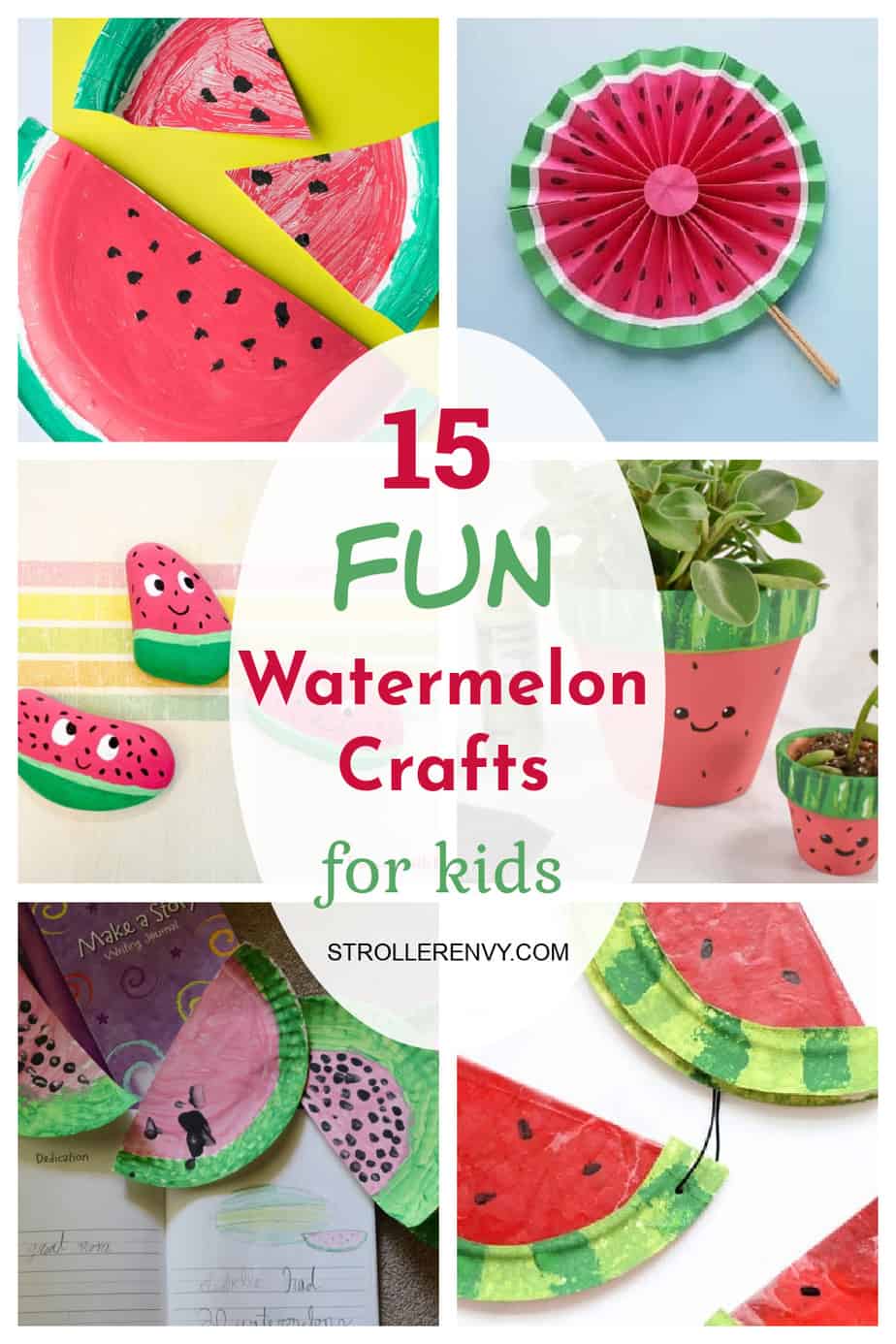 15 Fun Watermelon Crafts for Kids to Break Summer Boredom