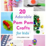 20 Adorable Pom Pom Crafts for Kids that Super Easy and Fun