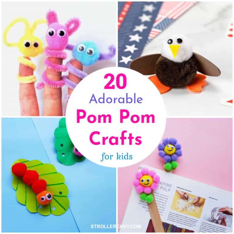 20 Adorable Pom Pom Crafts for Kids