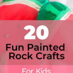 20 Fun Painted Rock Crafts for Kids 3
