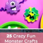 25 Crazy Fun Monster Crafts for Kids That Are Super Adorable 4
