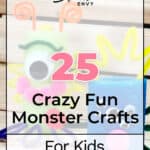 25 Crazy Fun Monster Crafts for Kids That Are Super Adorable 6