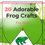 20 Adorable Frog Crafts For Kids 6
