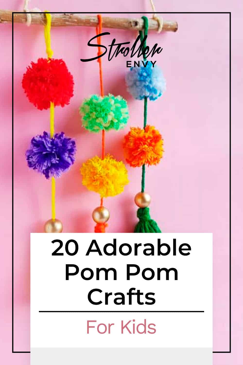 20 Adorable Pom Pom Crafts for Kids that Super Easy and Fun