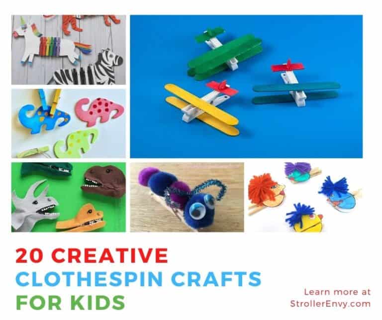 20 Creative Clothespin Crafts for Kids To Make Together