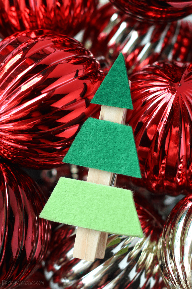 clothespin Christmas tree