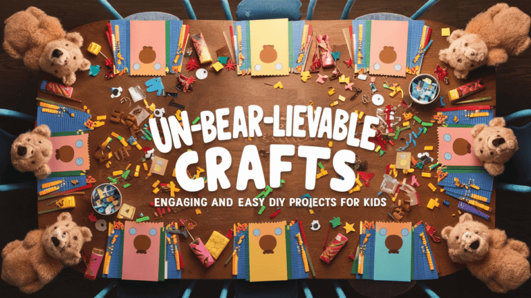 Un-BEAR-lievable Crafts: Engaging and Easy DIY Projects for Kids