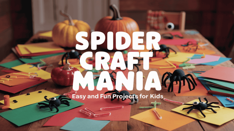 Spider Craft Mania: Easy and Fun Projects for Kids