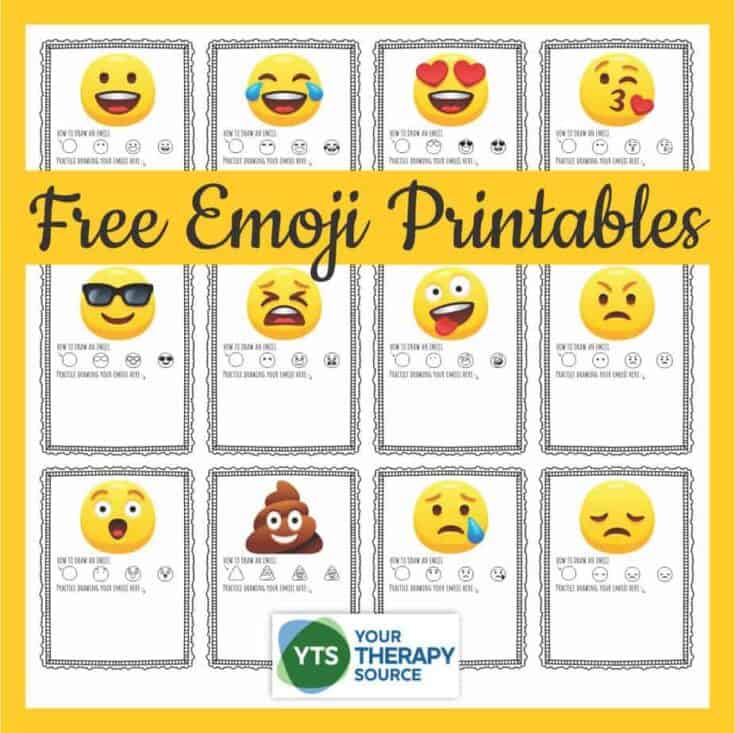 Image for Emoji Printables - How to Draw Emoji Faces