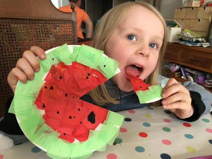 15 Fun Watermelon Crafts for Kids to Break Summer Boredom 3